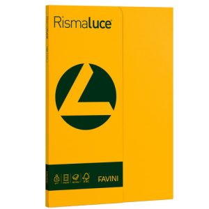 Carta colorata Favini Rismaluce colori forti 90 g/m² A4 - risma da 100 ff giallo oro - A69H144