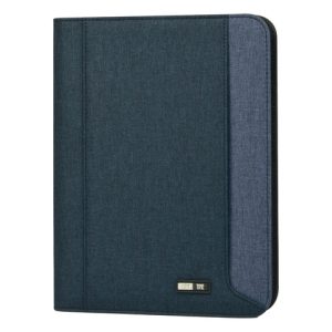 Portablocco City Time Dual A4 in tessuto tecnico - 26x34 cm - blu - 61501