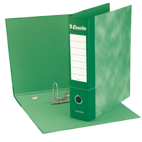 Registratore commerciale Esselte Essentials G73 23x30 cm dorso 8 cm verde - 390773180