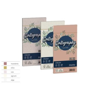 Buste Favini Calligraphy Nature per carta da lettere 100 g/m² conf. 25 11x 22 cm - agrumi - A57Q104
