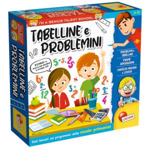 Gioco in scatola Lisciani I'm a Genius Tabelline e Problemini - 100491
