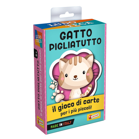 Gioco in scatola Lisciani Ludoteca Le Carte dei Bambini Gatto Pigliatutto - 85774