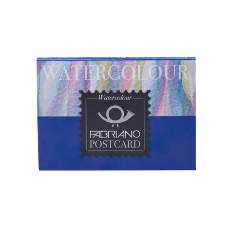 Blocco collato per acquerello Fabriano Watercolor postcard 20 fogli - 300g A6 - 17105148