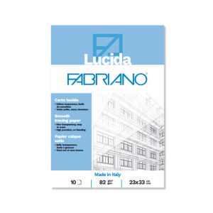 Blocco carta lucida Fabriano 10 fogli - 82 g formato 23x33 cm - 19100660