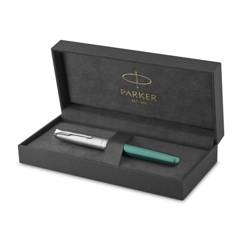 Penna stilografica Parker Sonnet Parker punta F inchiostro nero Green CT 2169362
