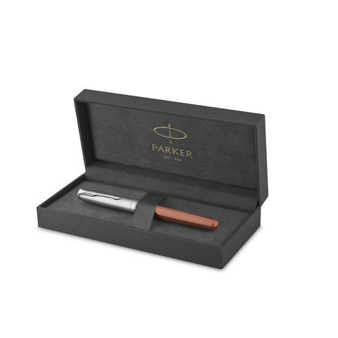 Penna stilografica Parker Sonnet Parker punta F inchiostro nero Orange CT 2169228