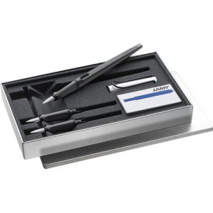 Set calligrafico Lamy Joy nero e argento con inchiostro di colore blu - 1217713