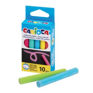 Gessi tondi Carioca conf. da 10 pezzi colorati - 43554