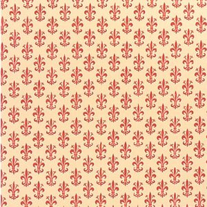 Rotolo carta lavabile per cassetti Sadoch - 50 cm x 5 m fantasia giglio rosso - X33X5-776