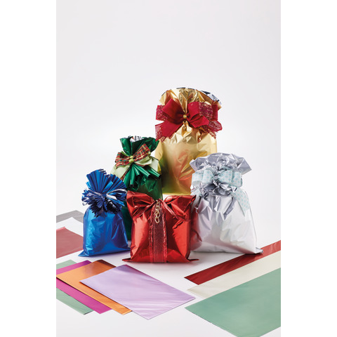 Buste regalo soft satinato Italpak colori assortiti - conf. 100 pz formato 20x35 cm - X204063203517