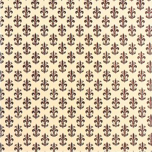 Rotolo carta lavabile per cassetti Sadoch - 50 cm x 5 m fantasia giglio marrone - X33X5-770