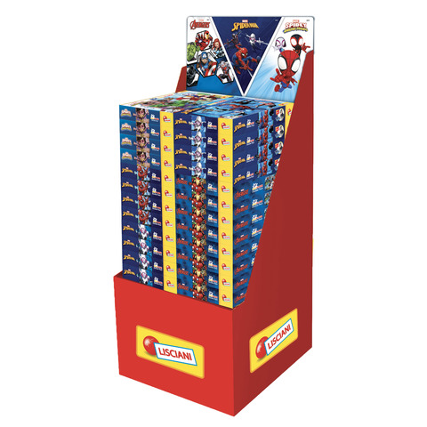 Espositore 36 puzzle Lisciani Marvel Double Face Supermaxi 6 soggetti assortiti - 100774
