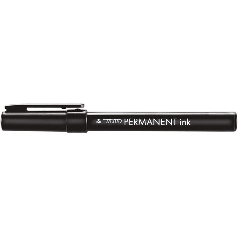 Marcatore permanente Tratto Permanent Ink nero - tratto 0,8-2 mm - conf. 12 pz - F732503