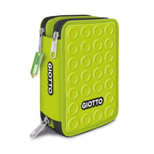 Astuccio Giotto collezione Stilnovo 3 Zip in 3 colori assortiti - F953800