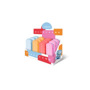Espositore 12 astucci a bustina Pigna monocromo in silicone assortiti 023264600