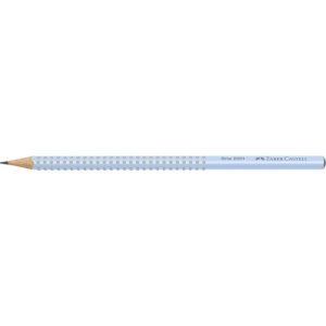 Matita in grafite Faber-Castell Grip 2001 - conf. 12 pz - colore fusto blu cielo - 517074