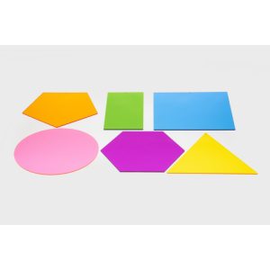 Forme geometriche in acrilico Commotion TickiT - conf. 6 pezzi - 72395