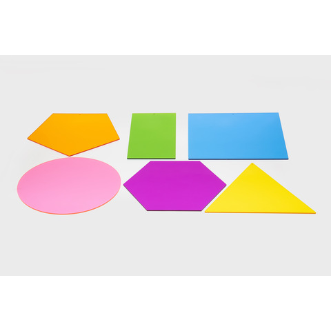Forme geometriche in acrilico Commotion TickiT - conf. 6 pezzi - 72395