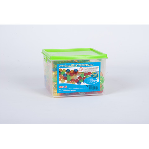 Gettoni colorati impilabili Commotion TickiT - conf. 500 pezzi - 73091