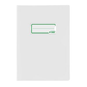 Copriquaderno A5 Colibrì con portanome e salva angoli - laccato - PE180 - conf. 24 pz - bianco - 400184659