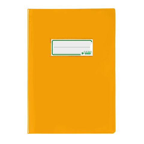 Copriquaderno A5 Colibrì con portanome e salva angoli - laccato - PE180 - conf. 24 pz - giallo - 400184673