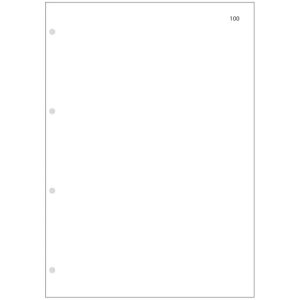 Interno bianco numerato 1/100 O.C.L. 100 fogli - 0712