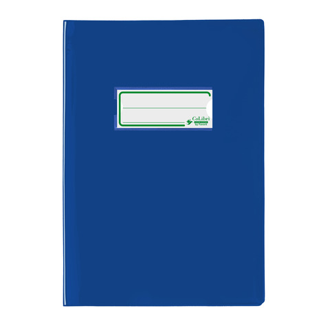 Copriquaderno A5 Colibrì con portanome e salva angoli - laccato - PE180 - conf. 24 pz - blu - 400184672