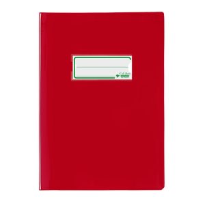 Copriquaderno A5 Colibrì con portanome e salva angoli - laccato - PE180 - conf. 24 pz - rosso - 400184674