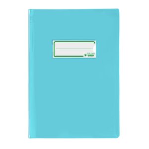 Copriquaderno A5 Colibrì con portanome e salva angoli - laccato - PE180 - conf. 24 pz - azzurro - 400184675