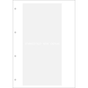 Carta uso bollo da 90 g per laser O.C.L. 21x29,7 cm bianco con 4 fori - 500 ff - 1464F