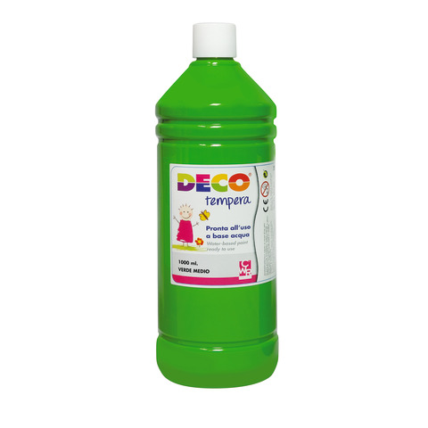 Tempera in flacone Deco 1 L - verde medio - 08808/12