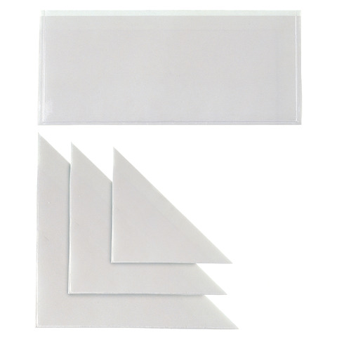 Tasca autoadesiva rettangolare Sei Rota formato 22x10 cm - conf. 10 pezzi - 318126