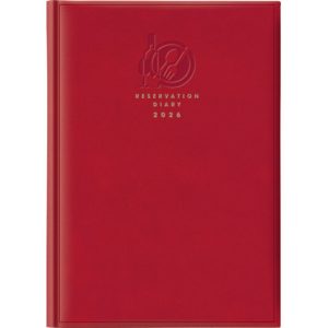 Agenda 2026 prenotazioni ristoranti A4 - copertina rossa 26-059501003C