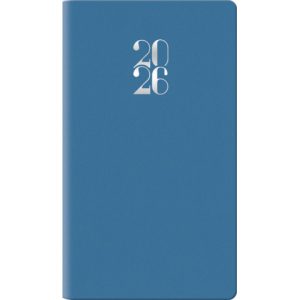 Agenda 2026 settimanale A4 21x29,7 cm gommato azzurro 26-055500466C