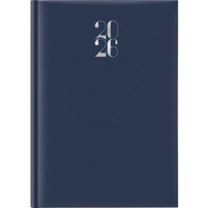 Agenda 2026 settimanale A4 21x29,7 cm gommato blu 26-055500401C