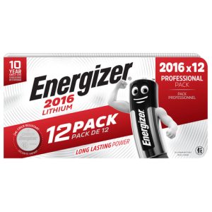 Batterie al litio Energizer 2016 Lithium BP12 conf. 12 pz 2016 E303692900