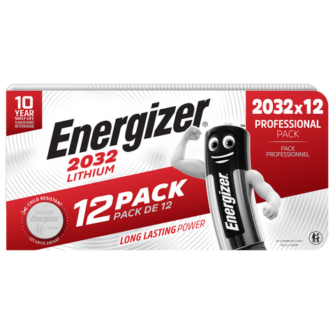 Batterie al litio Energizer 2032 Lithium BP12 conf. 12 pz 2032 E303693100