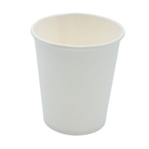 Bicchiere in cartoncino Le Nappage 20 cl senza plastica conf. 50 pz bianco 72889
