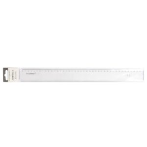 Righello Q-Connect trasparente 40 cm  KF00588