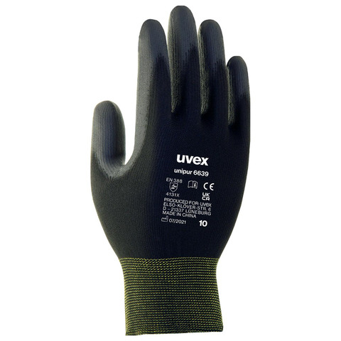 Guanti protettivi UNIPUR 6639 - rischi meccanici - nero Uvex TG. 11 6024811