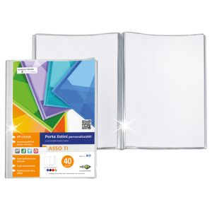 Portalistino Sei Rota ASSO TI 15x21 cm 80 buste trasparente - 57268000