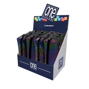 Espositore 12 astucci bustina One Color Prisma - 20x7x9 cm - colori assortiti - 8488