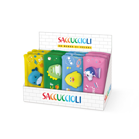 Espositore 12 taschette Lebez Cute Animal 4 soggetti assortiti 81549