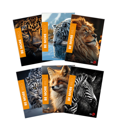 Espositore 294 articoli scolastici assortiti Be More Wild e Baby