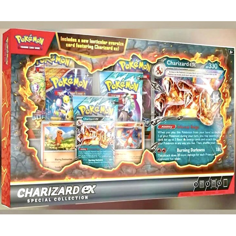 Set Pokémon Special Collection Aprile 2025 - Charizard EX 6 buste + 3 carte promozionali - PK10420-I
