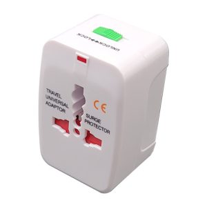 Adattatore universale da viaggio MKC Europa - Regno Unito - USA bianca 492519362