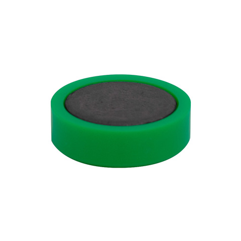 Magneti per lavagne bianche 25 mm Q-Connect verde - conf. 10 pz - KF02641