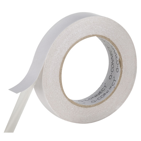 Nastro biadesivo 90 ?m Q-Connect - conf. 6 pezzi - 25 mm x 33 m KF02221