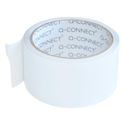 Nastro biadesivo 90 ?m Q-Connect - conf. 6 pezzi - 50 mm x 10 m KF17475