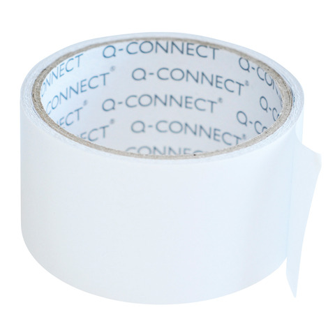 Nastro biadesivo 90 ?m Q-Connect - conf. 6 pezzi - 50 mm x 5 m KF17474